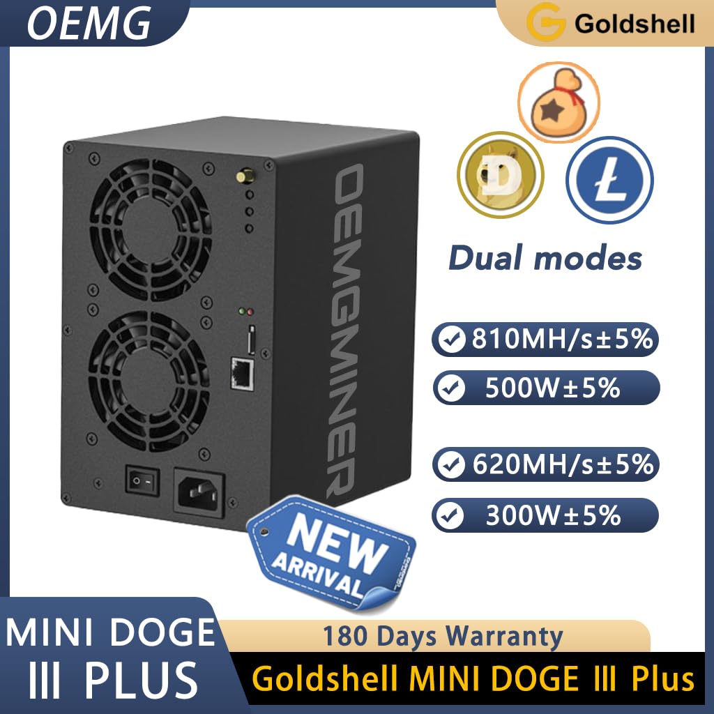 Goldshell MINI DOGE III PLUS【美品】 Goldshell Mini Doge 3 Plus 810Mh 500W DOGE & LTC Miner